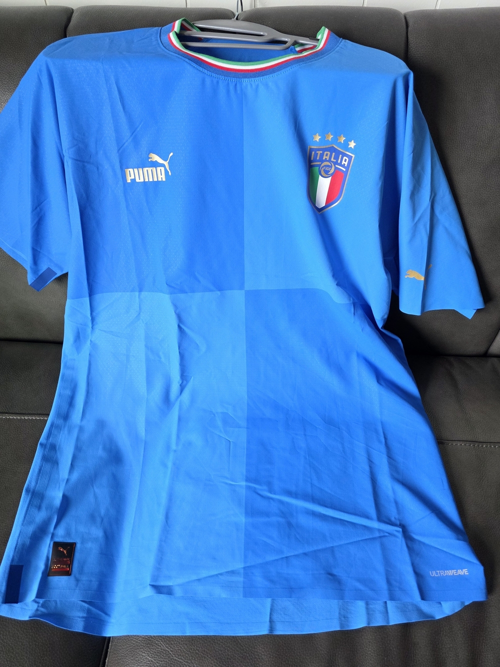 Puma Italy Blue National Team Soccer Jersey